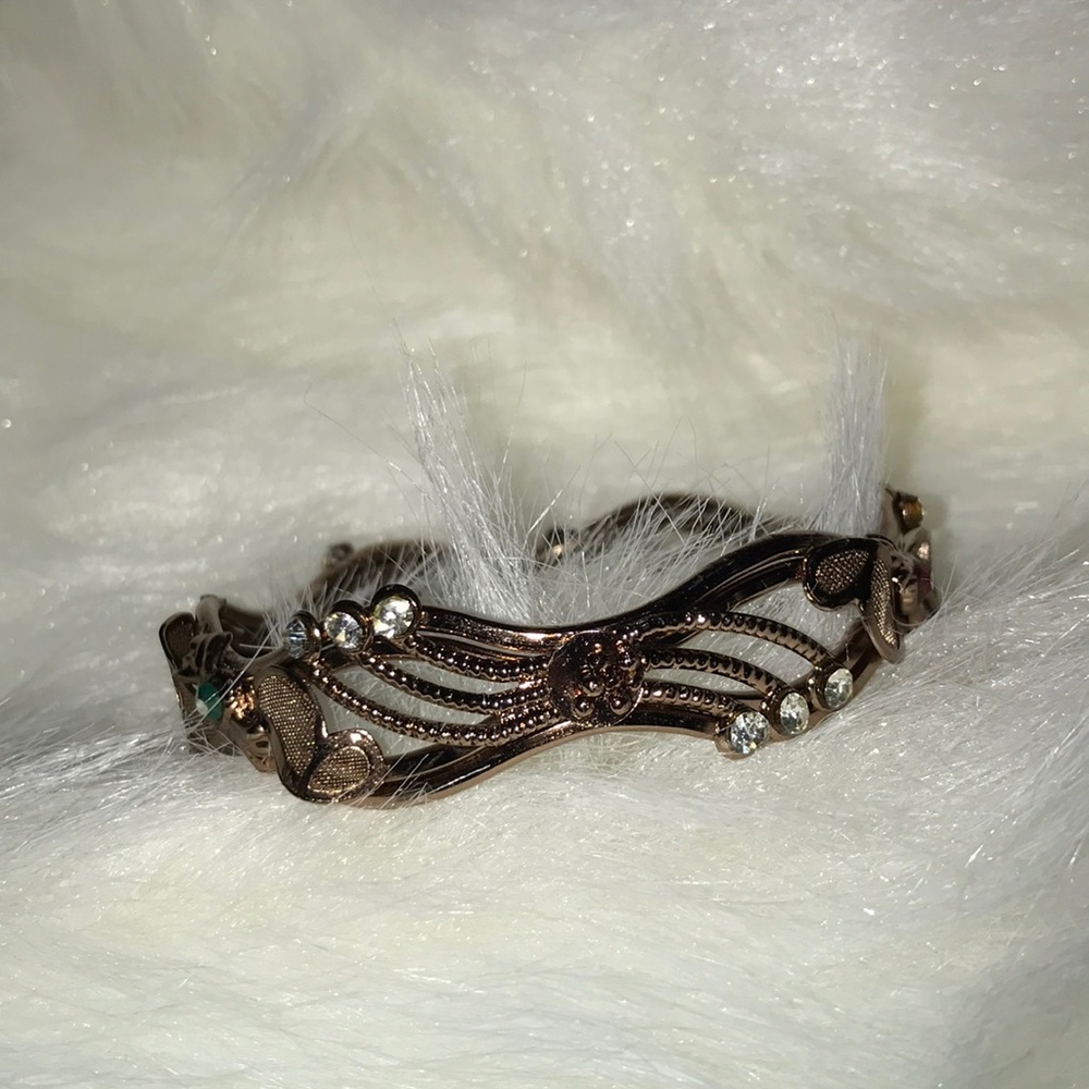 New Copper rose bangle